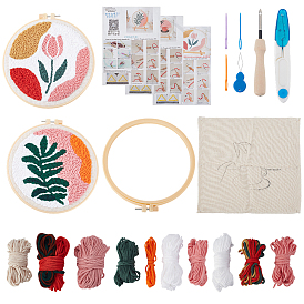 Наборы игл для перфорации своими руками, включая нитевдеватели и пяльцы, игольчатая ручка, ножницы, для шитья своими руками