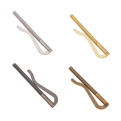 4Pcs 4 Colors Zinc Alloy Wallet Spring Clip, for Bifold Leather Wallet Purse Credit Card Holder, Cadmium Free & Lead Free