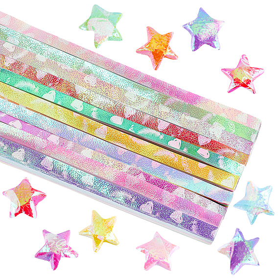 900Pcs 10 Colors Paper Handmade Strip