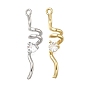 Латунь с кубическим цирконием подвеской, без кадмия, без никеля и без свинца, твист
