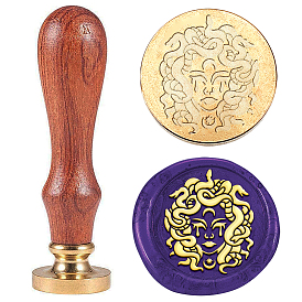 Латунная восковая печать штамп с ручкой, для diy scrapbooking