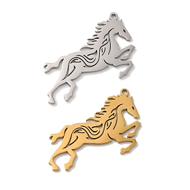 304 подвески из нержавеющей стали, лазерная резка, лошадь очарование