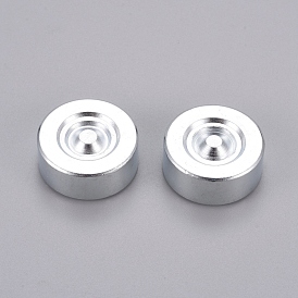 45 # base ronde en acier, outil de perforation de fixation à la main pour fermeture à pression, bricolage en cuir