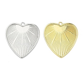 Латунные подвески, сердце прелести, без кадмия и без свинца, долговечный, стойки покрытие