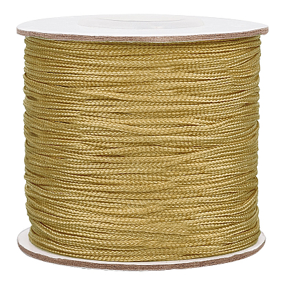 1 рулон нейлоновой нити, шнур с китайским узлом, круглые