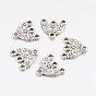 Tibetan Style Pendants, Lead Free and Cadmium Free, Hat, 15x16x2mm, Hole: 2mm