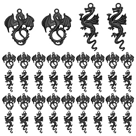 40шт. 2 стили сплав подвески, птерозавр