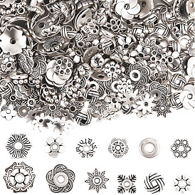 384шт 12 стили ювелирные изделия изготовление наборы для поиска, включая проставки из сплава и колпачки для бусин