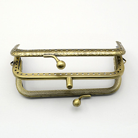 Iron Purse Frames, Bag Handle, 63x107x16.5mm