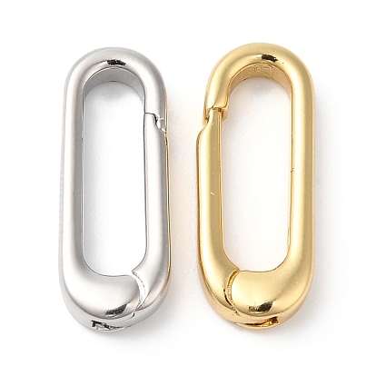 Brass Spring Gate Rings, Cadmium Free & Lead Free, Long-Lasting Plated