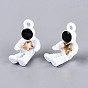 Alloy Pendants, Spaceman Embrace Star, Pendant Accessories
