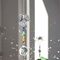 Хрустальные подвесные украшения, с металлическая фурнитурой, для дома, садовый декор