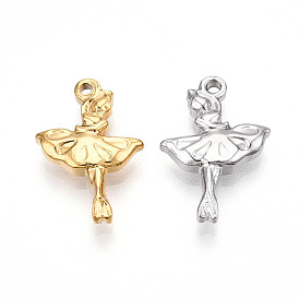 304 подвески из нержавеющей стали, ионное покрытие (ip), прелести танцовщицы