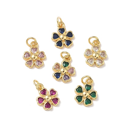 Латунные микро проложить кубического циркония подвески, , стойки покрытие, долговечный, без кадмия и без свинца, реальный 18 k позолоченный