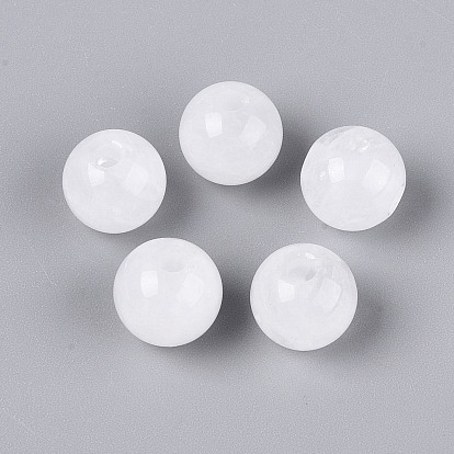Природный кристалл кварца бусины, круглые, горного хрусталя