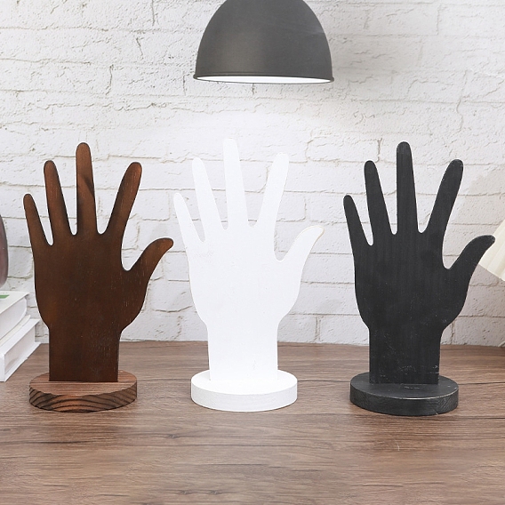 Подставки для колец из дерева ручной работы, настольный держатель для колец, Браслеты