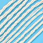 Natural Cultured Freshwater Pearl Beads Strands, Rondelle