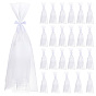 DIY Party Decoration Kits, including 24Pcs Nylon Mesh Fabric, 1 Roll Single Face Satin Ribbon