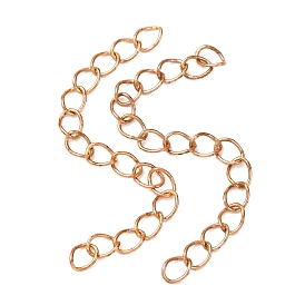 Латунный удлинитель бордюрной цепи, концевые цепи, без покрытия