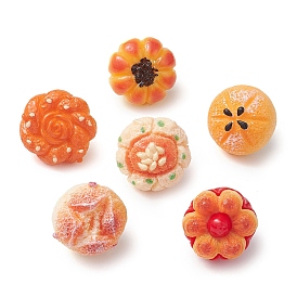 Imitation Bread Resin Drawing Pins, with Iron Push Pins, for Photos Wall, Maps, Bulletin Board or Corkboards