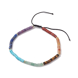 Natural & Synthetic Gemstone Braied Beads Anklets