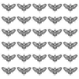 30 подвеска из сплава, череп и мотылек