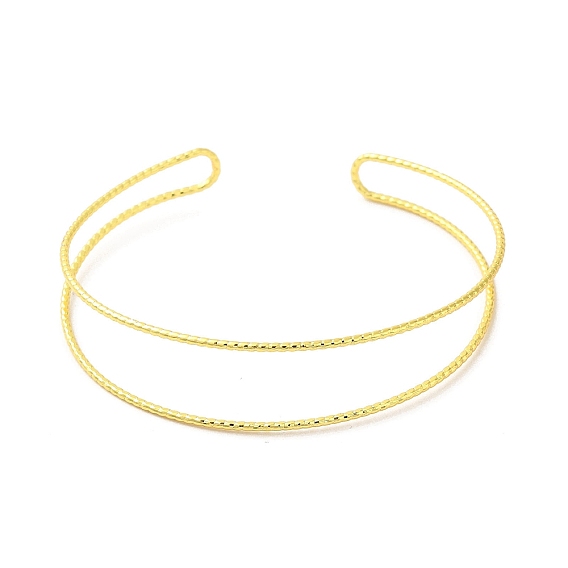 Латунный браслет-манжета с покрытием стойки, долговечный