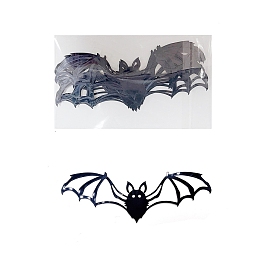 12Pcs Halloween PVC Wall Decorative Stickers, Waterproof 3D Bat Decals for Home Living Room Decoration