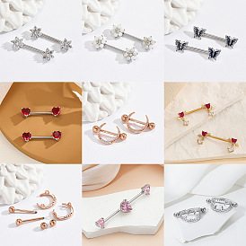 Латунные кольца для сосков, с ринезонтом