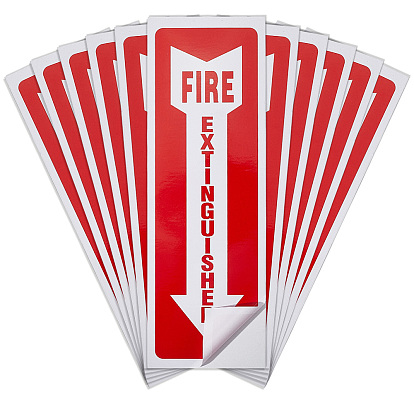 Водонепроницаемые наклейки с огнетушителем, знаки безопасности наклейки, атмосферостойкий и защищенный от ультрафиолета