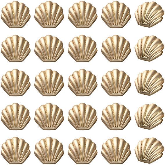 38 шт. 1 пуговицы из сплава с отверстиями, формы раковины