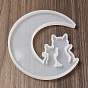 Moon with Cat/Deer/Unicorn DIY Silicone Molds, Resin Casting Molds, for UV Resin, Epoxy Resin Craft Making