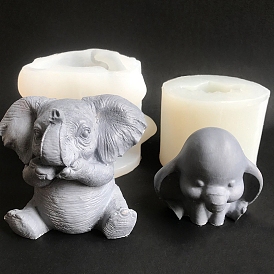 Elephant DIY Candle Silicone Molds, Decoration Making, Food Grade Silicone for Candle Making