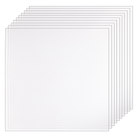 Film protecteur transparent de résistance à hautes températures de PVC, seul côté, carrée