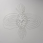 Metal Rhinestone Tassel Hair Chain Hat for Bridal