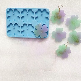 Clover Pendant Silicone Molds, Resin Casting Molds, for UV Resin & Epoxy Resin Jewelry Making