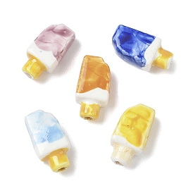 Фарфоровые бусины ручной работы, пастельный фарфор, мороженое