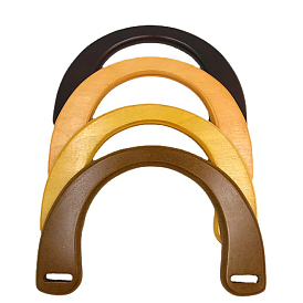 Wood Bag Handle, C-shaped, Bag Replacement Accessories