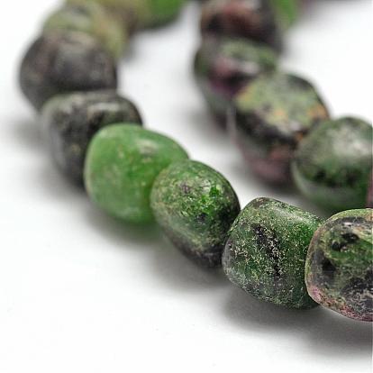 Natural Ruby in Zoisite Beads Strands, Chip