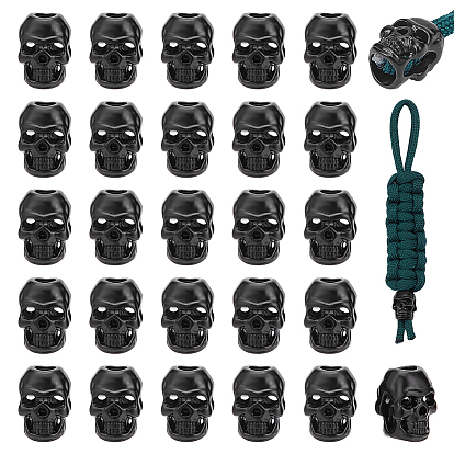 40Pcs Alloy Beads, Skull