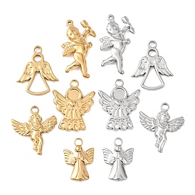 5 шт. 304 подвески из нержавеющей стали, ангельское очарование