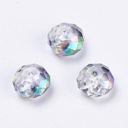 Imitation Austrian Crystal Beads, Grade AAA, Faceted, Rondelle