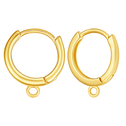 1 пара 925 фурнитура для сережек-колец из стерлингового серебра