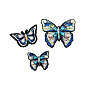Computerized Embroidery Cloth Iron On/Sew On Patches, Costume Accessories, Butterfly