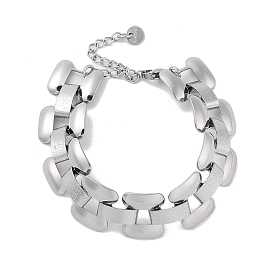 304 Stainless Steel Panther Chain Bracelets for Women Men