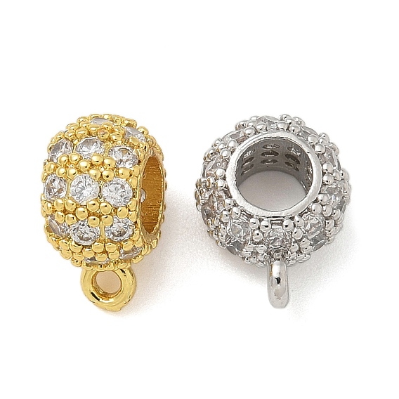 Латунные поручни из кубического циркония с микропаве, петля под залог, бейлы, кольцо, долговечный, стойки покрытие, без свинца и без кадмия