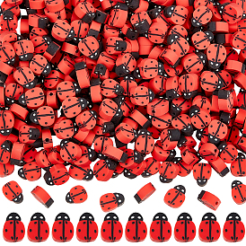 300шт. бусина из полимерной глины ручной работы, коровка