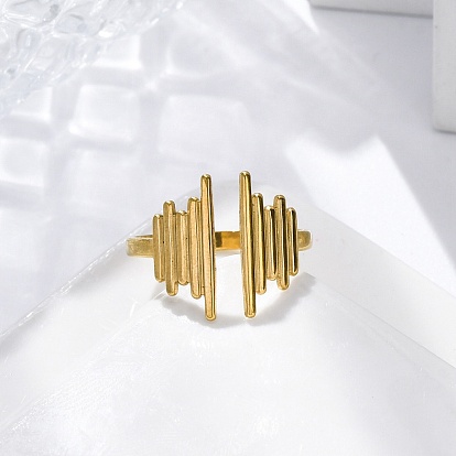 304 открытые манжеты из нержавеющей стали для женщин