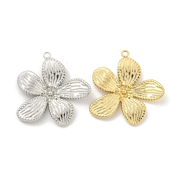 Вакуумное покрытие pvd 304 подвески из нержавеющей стали, цветочный шарм