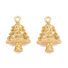 Рождественская тематика латунные подвески с прозрачным кубическим цирконием, рождественская елка